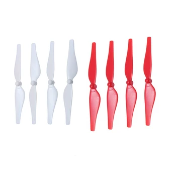 

2 Set Drone Paddle Remote Control Aircraft Blade Quick Release Propeller for Dajiang Dji Tello Tello - White & Red
