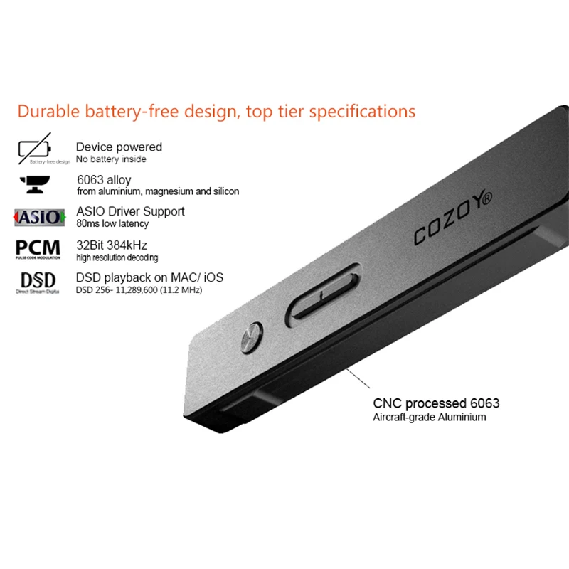 COZOY TAKT PRO SABRE9018Q2C портативный усилитель USB ЦАП Поддержка PCM 32 бит/384 кГц DSD256 сделано для iPhone Android ПК