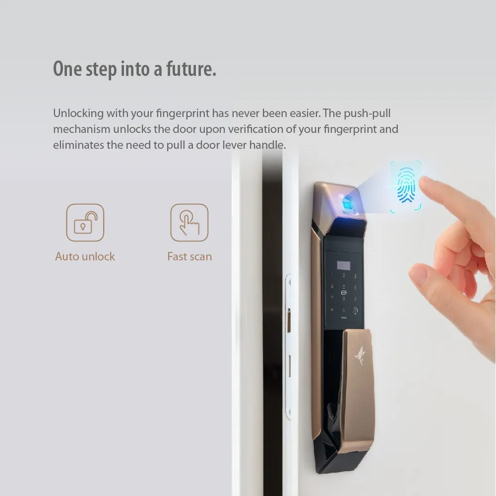 Azul-funciona com Apple Terncy Smart Lock Homekit 5 Terncy smart lock (azul)-funciona com apple homekit