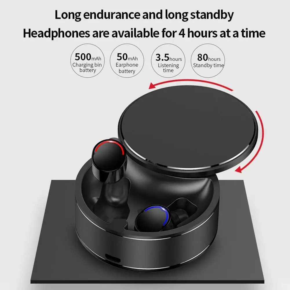 ME-28 настоящие Беспроводные стерео Bluetooth 5,0 наушники сенсорные CVC8.0 наушники-вкладыши IPX5 водонепроницаемые алюминиевые спортивные наушники