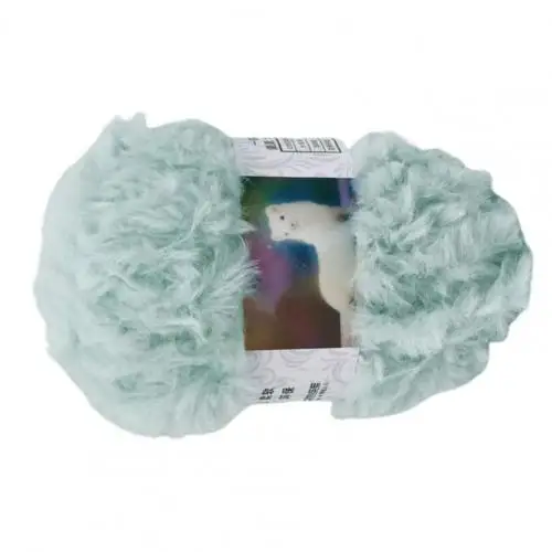 50g/Roll Crochet Thread Yarn Hair Wool Cashmere for Hand Knitting Crochet Sweater Thread Baby Clothes Scarf Fluffy Mink Yarn Canal Blue