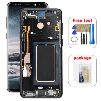 

for SAMSUNG Galaxy S9 S9+ Amoled LCD display Touch Screen Digitizer with Frame G960 G965 s9 plus lcd