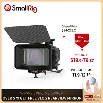 

SmallRig Lightweight Clamp-On Matte Box with Carbon Fiber Top Flag 2660