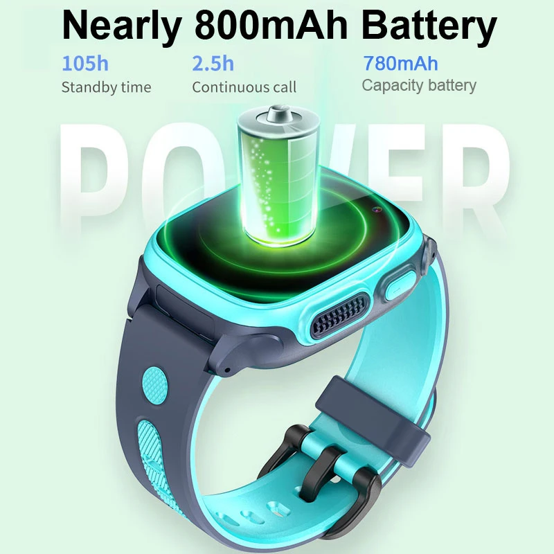 Abardeen T3 kids Smart Watch Android 8.1 4G video call GPS smartwatch Camera HD IP67 Waterproof watch connect Wifi Bluetooth