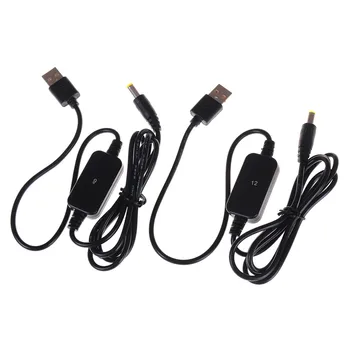 

DC-DC Converter Cable USB A Type Male Connector 1PC 5V To 9V/12V DC Jack Step-up Power Module Cable String 5.5*2.1mm