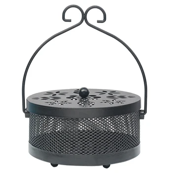 

Creative Mosquito Coil Holder Fireproof Box With lid Accessory Replace