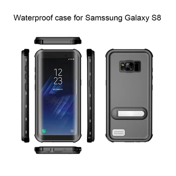 

For Samsung Galaxy S8 Plus S8 Case Covers Underwater Diving 360 Full Protect Luxury Slim With Stand Real IP68 WaterProof Case