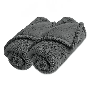 

2Pcs Pet Blanket Cat Quilt Dog Wool Blanket Puppy Warm Sleeping Mat Pet Supplies