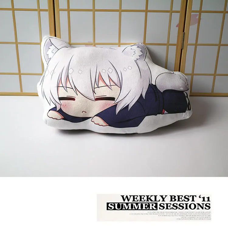 Kamisama kiss фигурка Подушка Игрушка Аниме Kamisama Love Tomoe плюшевая мягкая милая кукла лиса Двусторонняя наволочка 50 см для подарка