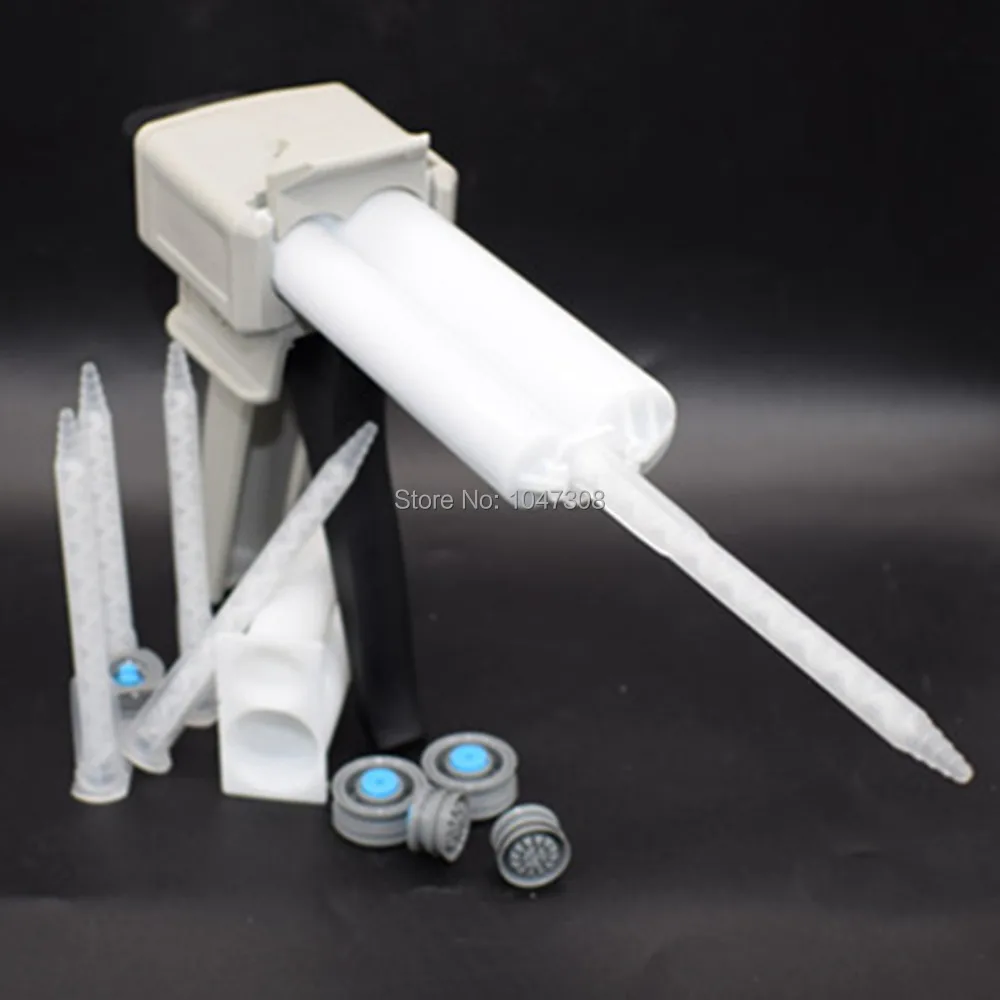 5x 1:1 Static Mixer Tube Dispenser Epoxy Resin Adhesives Mixing Nozzles + 2x 2:1 50ml Cartridge + 50ml 1:1 2:1 Applicator Gun 5x 1:1 Static Mixer Tube Dispenser Epoxy Resin Adhesives Mixing Nozzles + 2x 2:1 50ml Cartridge + 50ml 1:1 2:1 Applicator Gun