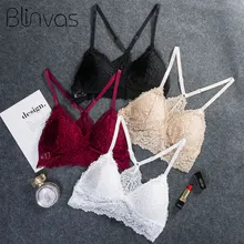 Bh sutiã sem fio para mulher lingerie bh renda sexy bralette push up bra mais tamanho y-linha correias sem costas sutiãs tamanho grande(China)
