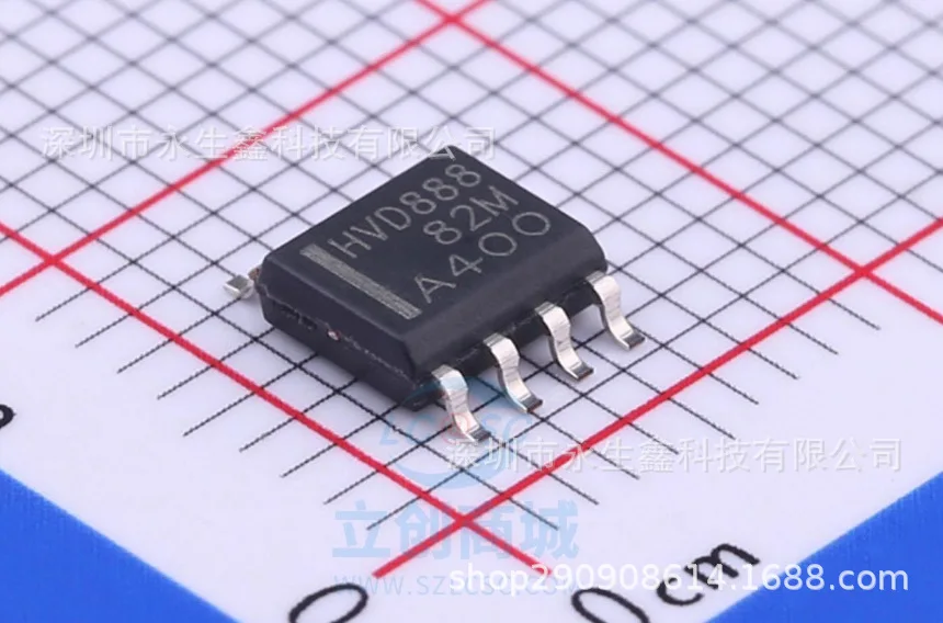 SN65HVD888DR HVD888 лапками углублением SOP-8 RS-485IC