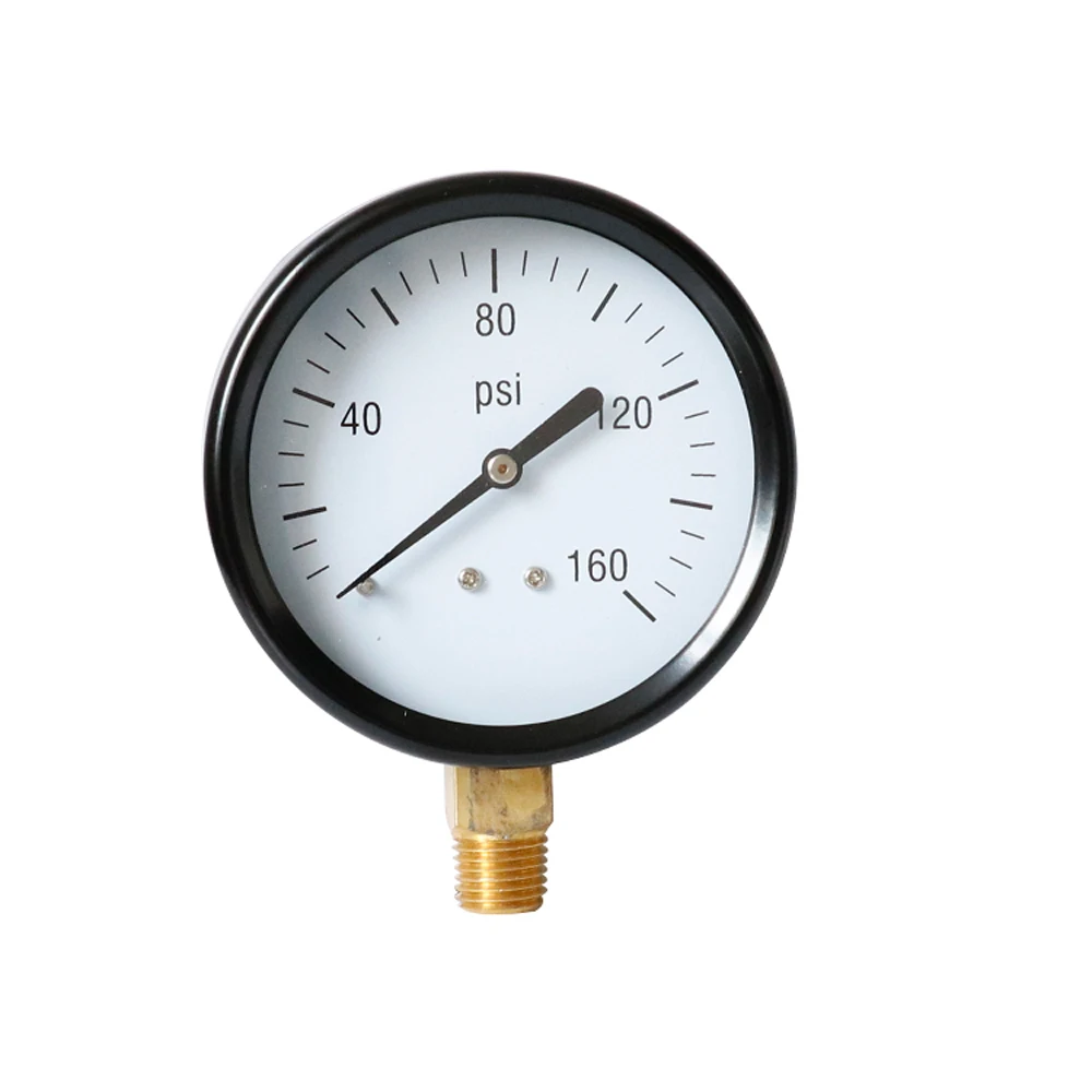 ZEAST TS-Y804-160psi 80 мм 0-160psi циферблат 1/4 NPT манометр