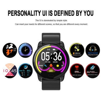 

K9 Sport Bluetooth 1.3 Inch Full Touch Screen Smart Watch Fitness Tracker Men IP68 Waterproof Women Smartwatch PK V11 Q8