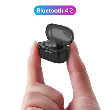 

M8 Mini In-Ear Hidden Bluetooth 4.2 Wireless Music Earphone Earbud for iPhone Android With Charge Case Sports Earbuds Headset