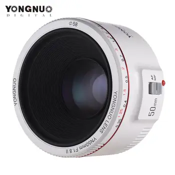 

YongNuo YN50mm F1.8 II Standard Prime Lens Large Aperture Auto Focus Camera Lens for Canon EOS 70D 5D2 5D3 600D DSLR Camera r42