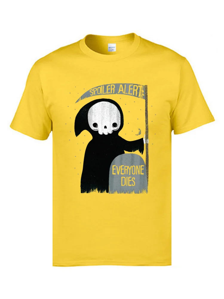 

Christmas Vacation Grim T Shirts Dead Note April Fool Day 100% Cotton Skull T-Shirt Normal Short Sleeve T Shirts For Guys