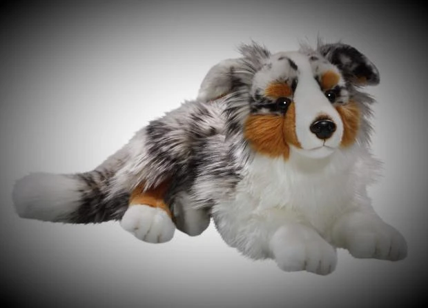 19 Nette Australian Shepherd Hund Plusch Spielzeug Simulation Riesen Tintenfisch Gefullte Spielzeug Niedlichen Tier Plusch Puppen Fur Kinder Geschenke Aliexpress