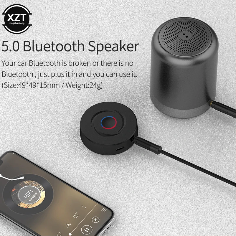 Беспроводной автомобильный комплект приемник Bluetooth 5,0 tv PC передатчик 2 в 1 Bluetooth адаптер стерео музыка для наушники с AUX