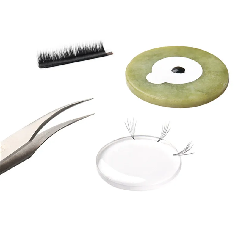 1Pcs Eyelash Extension Easy Fan Lash Pads Volume Lash Patches Beginner Make Fans Tools Eyelash Holder Reusable Washable
