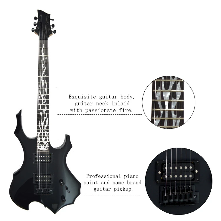 Classic 6 string electric guitar can be customized