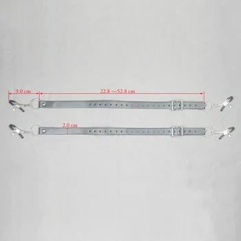 BDSM Wrap Around Thigh Harness With Vagina Clamps,Hands Free Pussy/Vaginal/Labia Lips Spreader Bondage,Sex Toys For Women 6