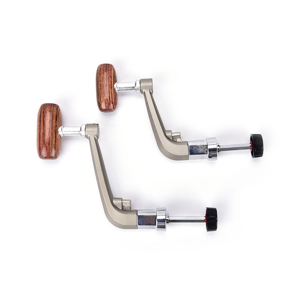 Metal Spinning Fishing Reel Handle Folding Rocking Arm Wheel Wooden Knob Tackle Accessories | Спорт и развлечения