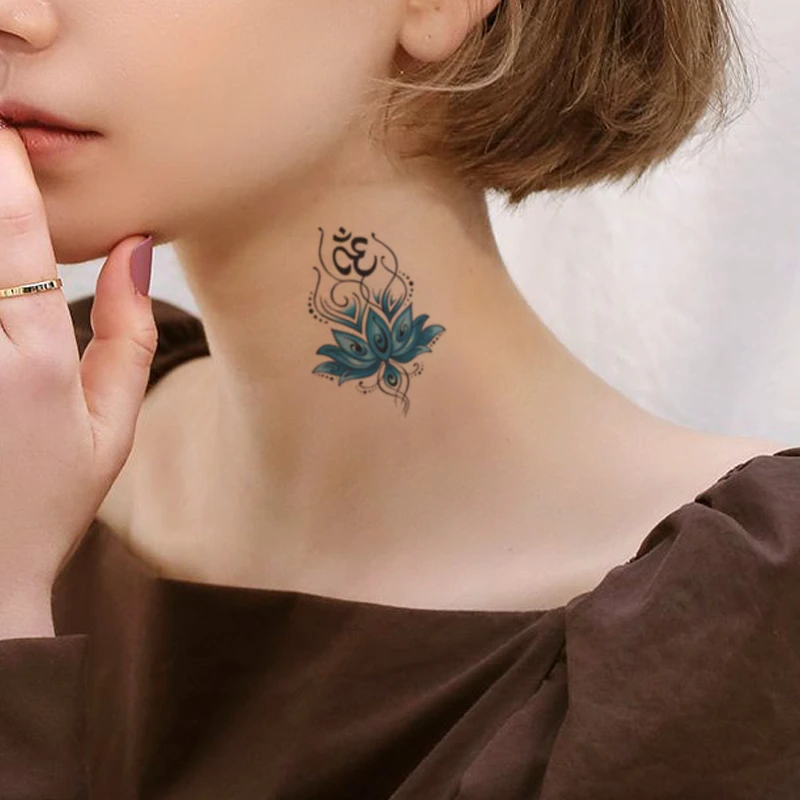 Watercolor Blue Lotus Flower Temporary Tattoos Fake Symbol Totem Design Tattoo Sexy Body Art Arm Neck Tatoos Sticker For Women Temporary Tattoos Aliexpress Watercolor Blue Lotus Flower Temporary Tattoos Fake Symbol Totem Design Tattoo Sexy Body Art Arm Neck Tatoos Sticker For Women Temporary Tattoos Aliexpress