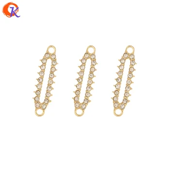 

Cordial Design 100Pcs 7*25MM Jewelry Accessories/Earring Findings/Stick Shape/Charms/DIY Making/Hand Made/Rhinestone Connectors