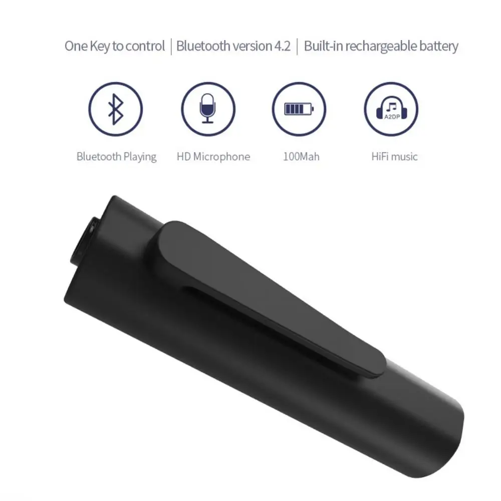 Аксессуары для Bluetooth V4.2 музыкальный приемник аудио приемник воротник клип тип беспроводной адаптер динамик