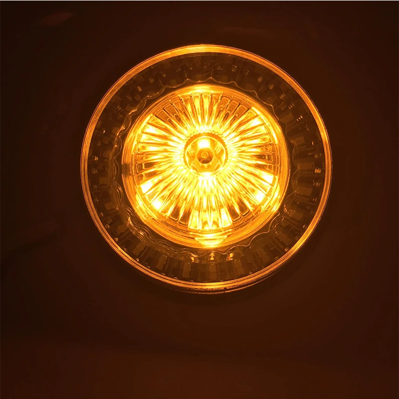 2" Amber White 1157 LED Front Turn Signal Inserts Bullet Style for Street Glide Special