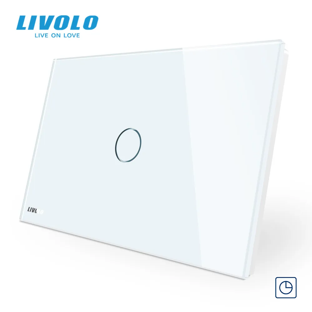 LIVOLO US стандартный C9 сенсорный таймер 30s выключения выключатель света панель из