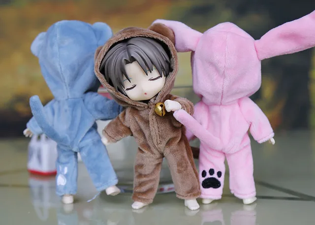 New Cute Dinosaur animal monster Doll Clothes for ob11,obitsu 11,molly, gsc,1/12 BJD Doll Accessories Clothing BJD Baby Clothes 5