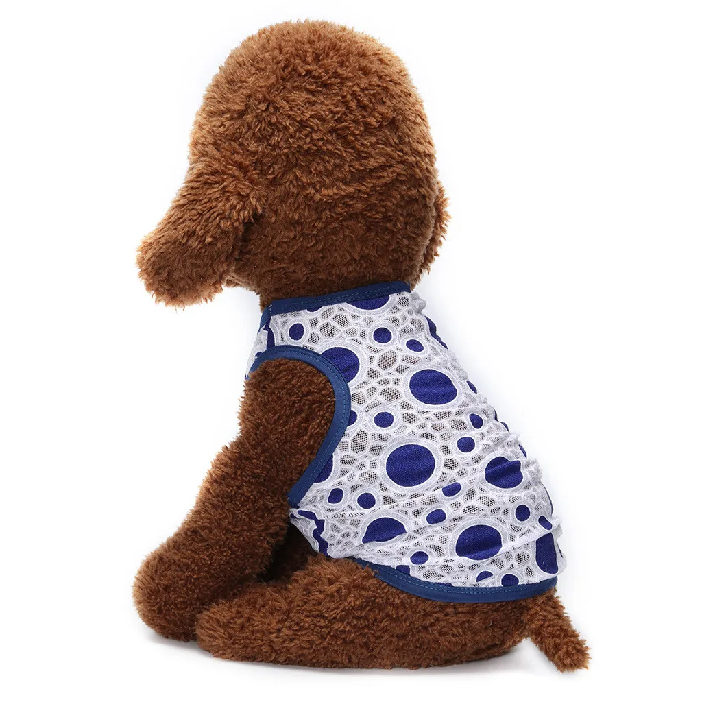 New Pet Dog Vest Summer And Autumn Fashion Pattern Comfortable Cat Clothing Pet clothes Fashion Pet Vest breathable Pet Vest