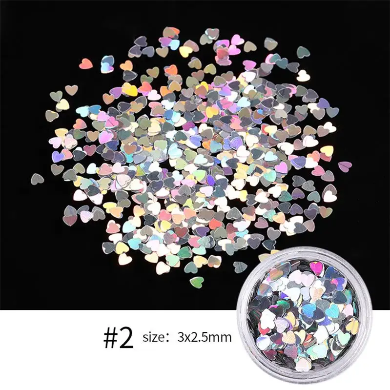 1 Box Champagne Gold Irregular Meteorite Fragment Nail Flakies Silver Red Micas Sheets Nail Art 3D Decorations Nail Sequins - Цвет: Pattern-02