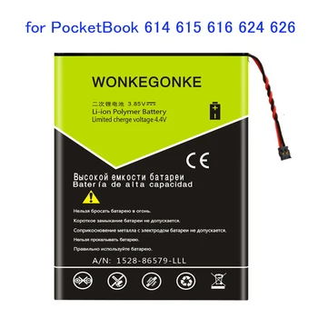 

with Connect the head battery 3.7V 1800mAh FOR E-BOOK PocketBook 614 615 616 624 626 Digma E628 R657 R659 battery