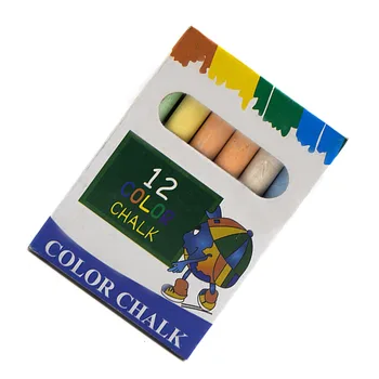 

12 pcs/Lot Dustless Teacher Colour Chalk Pen Drawing Chalks For Blackboard Stationary Office School Supplies