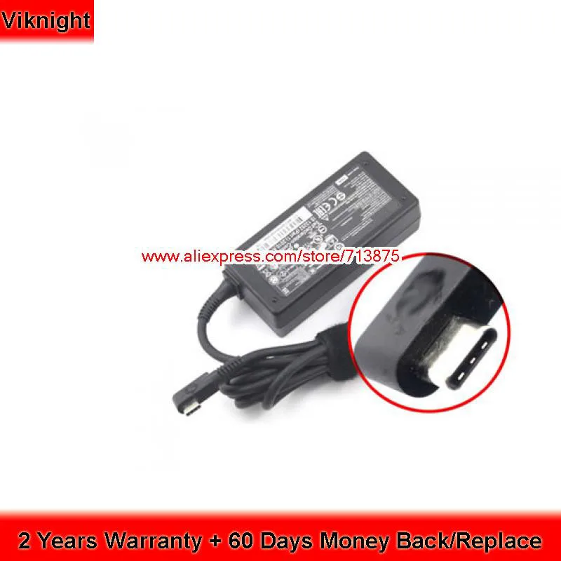 

Genuine TPN-CA01 TPN-CA02 15V 3A AC DC Adapter for HP ELITE X2 SPECTRE X360 X2 Laptop Charger