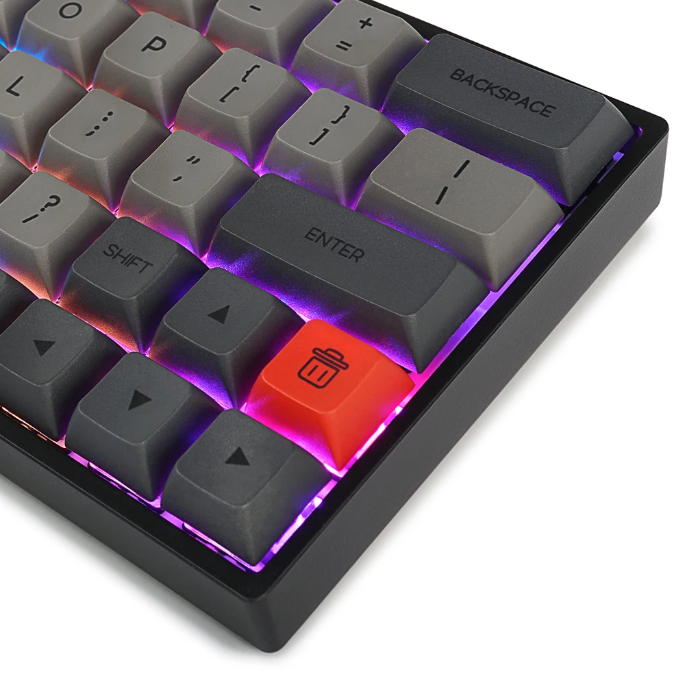 SK64 Mechanical Keyboard Gateron Optical Switch RGB Backlit 64 Keys Russian Gaming Waterproof for PC Laptop Gamer GK61