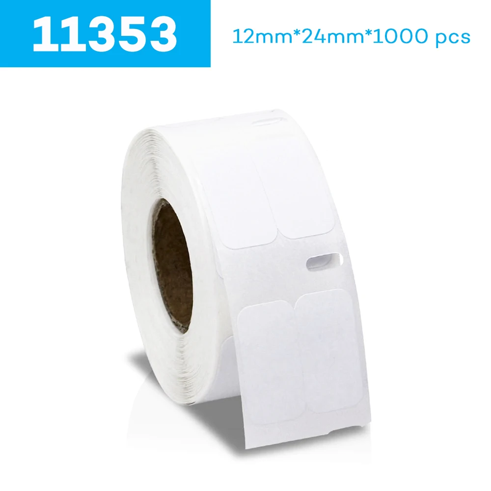 1000Pcs 12 Millimetri * 24 Millimetri Lw 11353 Compatibile Di Carta Termica Compatibile Per Dymo Laberwriter 450 400 450Turbo Stampante Slp 440 450