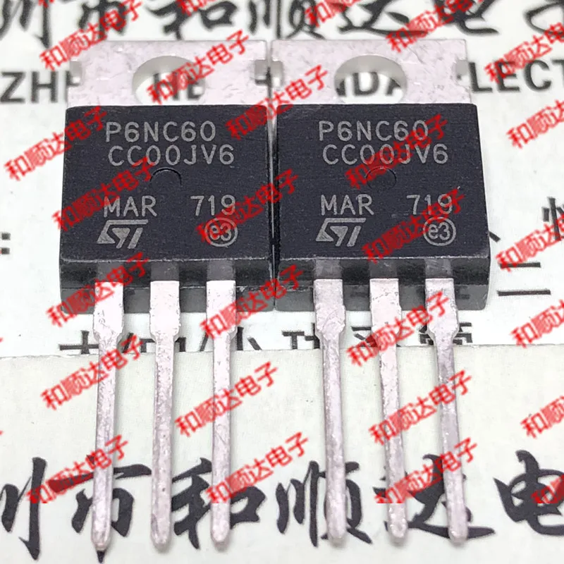 /5 предметов в лоте, P6NC60 STP6NC60-220 600V 6A