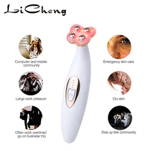 Licheng для лица RF радиочастотная мезотерапия Mesoporation омоложение кожи светодиодный фотон светильник Массажер для подтяжки лица красота уход