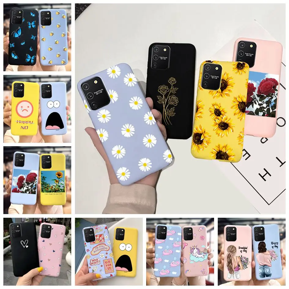 Чехол для Samsung Galaxy S10 Lite 2020 Цветной силиконовый мягкий чехол с цветами S5 S10lite SM-G770F