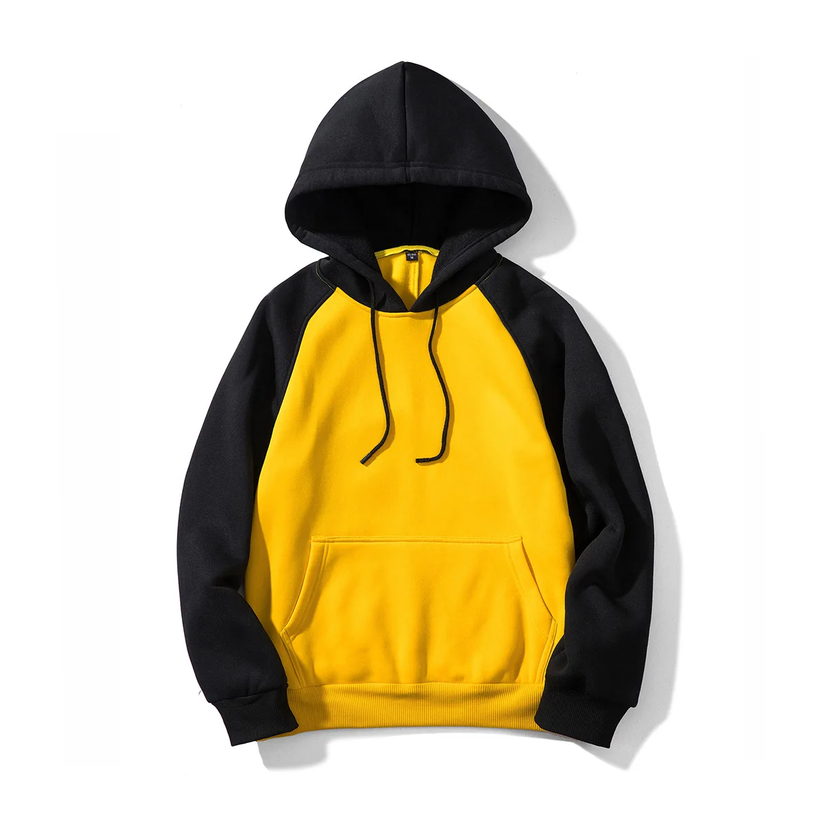thick yellow hoodie