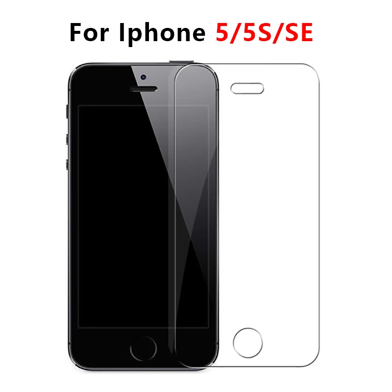 Vidrio Protector para Iphone 5s Se 5c 5 S E C, Protector de pantalla de vidrio templado para Apple Iphone5s S5 Iphone Es|Protectores de pantalla de - AliExpress