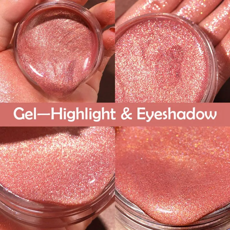 

Crystal Jelly Gel Eyeshadow High Gloss Liquid Moisturizing Lasting Shine Shiny Eye Shadow Makeup Tools
