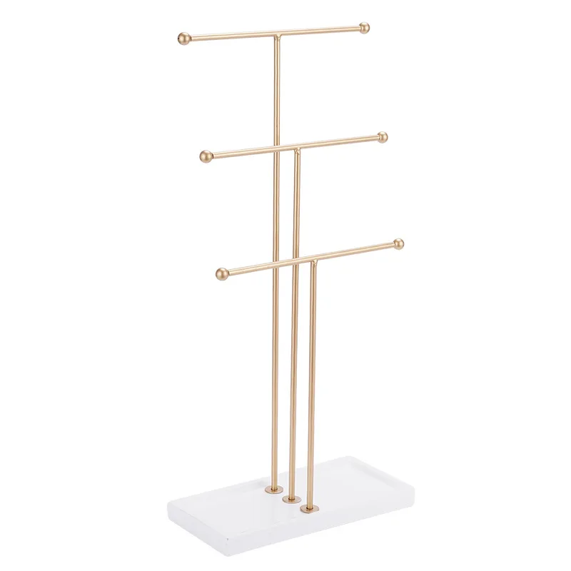 Details about   3x Jewelry Holder Display Stand Earrings T Bar Hanger Necklace Storage Rack 01 