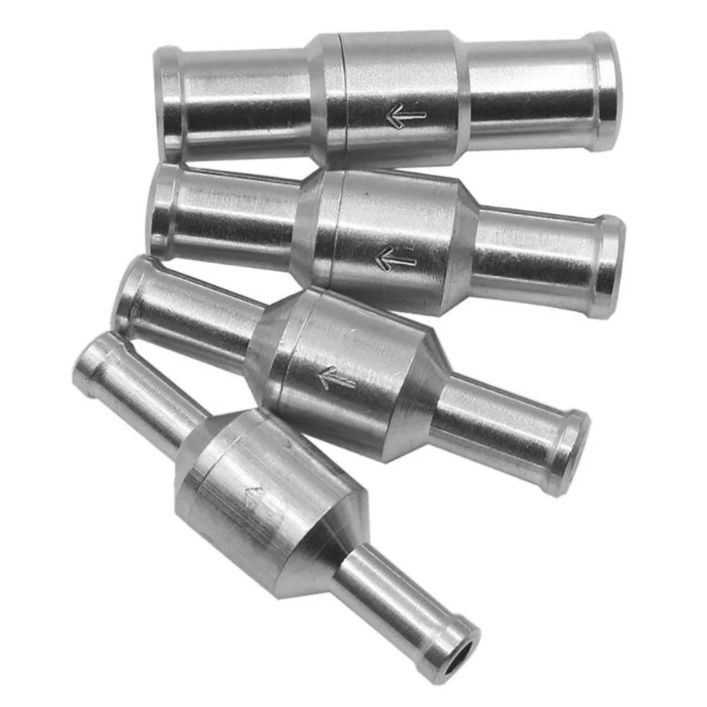 1 PCs Aluminum Fuel Check valve (gasoline diesel) 6mm/8mm/10mm/12mm check valve fuel