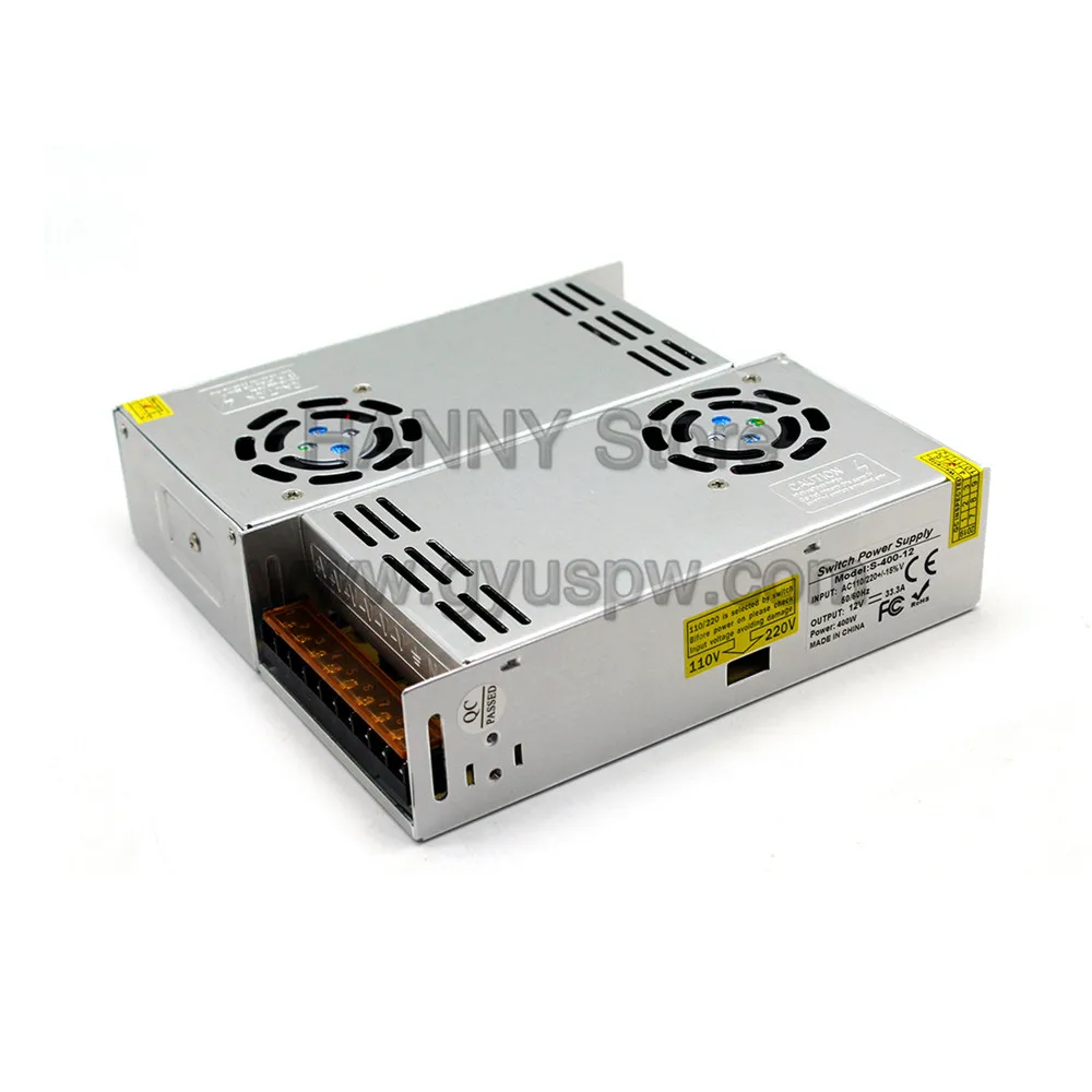 12V DC источник питания 33A 400W светодиодный трансформатор 110v 220v AC To DC12V SMPS светодиодный USB дисплей освещение монитор CCTV