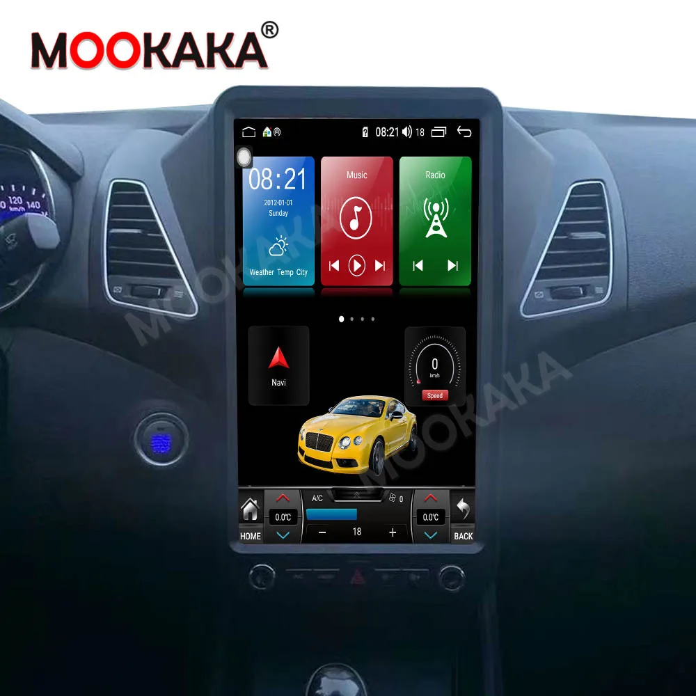 PX6 Tesla Style Android 9.0 4GB+128GB Car Multimedia Player For Hyundai Elantra 2013-2018 GPS Navi Stereo Head Unit DSP Carplay